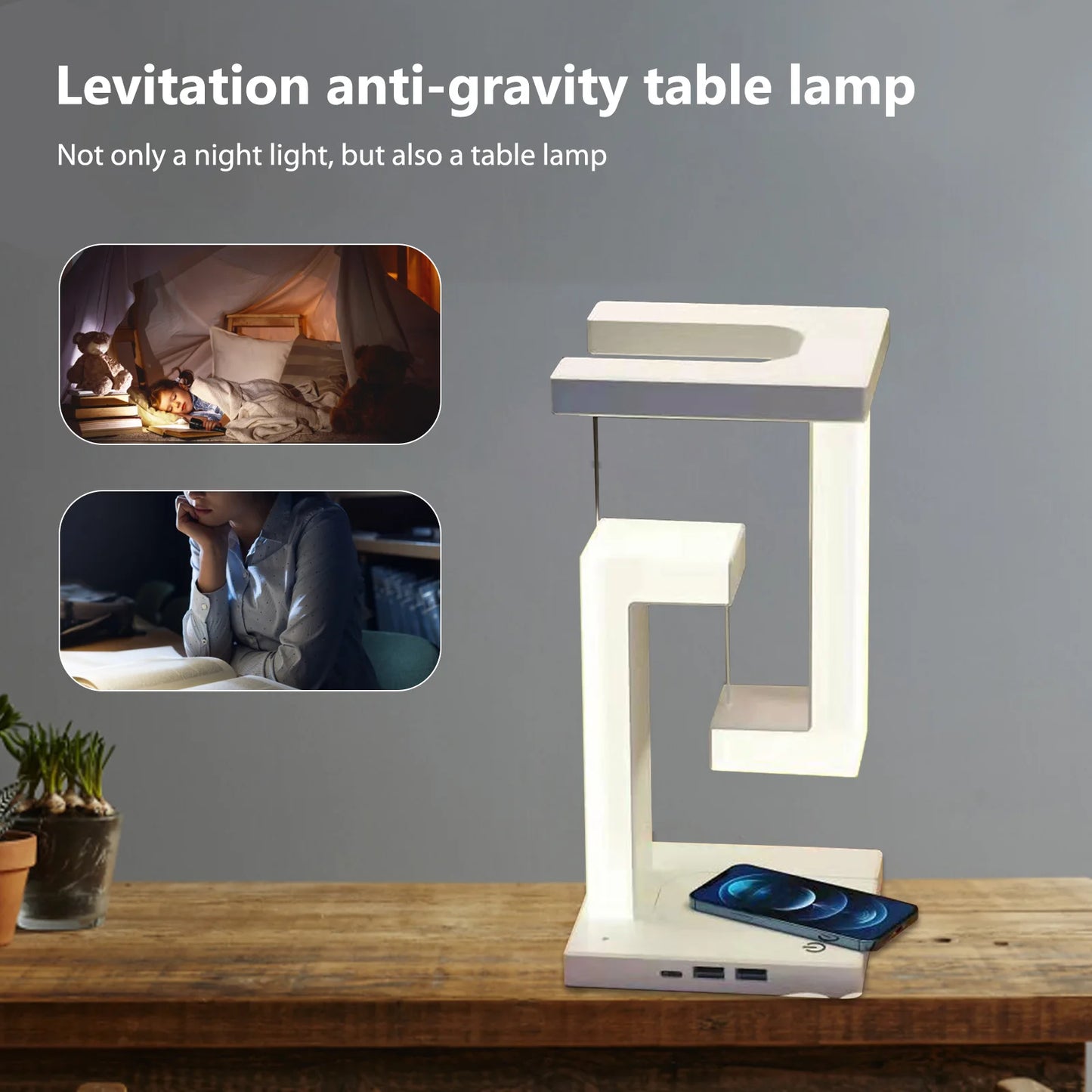 SkyGlow Anti-gravity Multifunction Desk Lamp