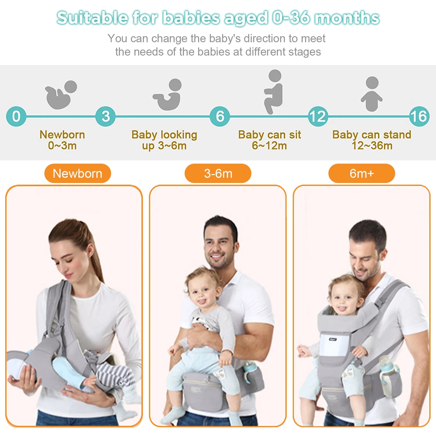 BabyGlide 3-in-1 Carrier